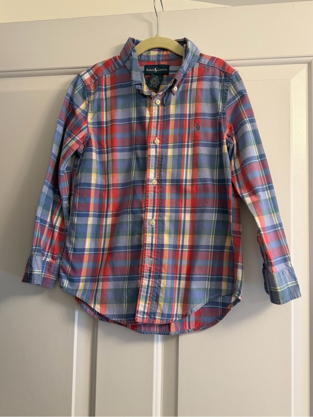 Ralph Lauren Multicolor Plaid Button-Down Shirt